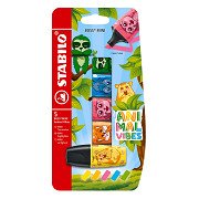 STABILO ANIMAL VIBES STABILO BOSS MINI Highlighters - 5-piece.