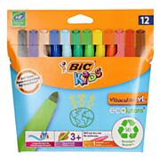 BIC Kids Visacolor XL Ecolutions, 12 pcs.
