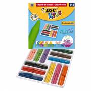 BIC Kids Plastidecor Triangle Colored Chalk, 144 pcs.