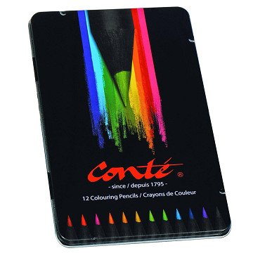 Conte Colour Pencils, 12 pcs.