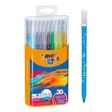 Bic Kids Durable Pack Kid Couleur, 20pcs.