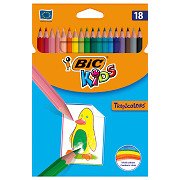 BIC Kids Tropicolors, 18 Stück.