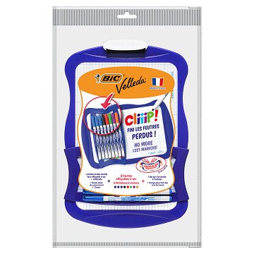 BIC Velleda Whiteboard mit 8 Markern