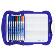 BIC Velleda Whiteboard mit 8 Markern