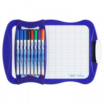 BIC Velleda Whiteboard with 8 Markers