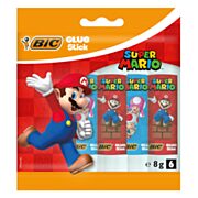 BIC Super Mario Glue Sticks, 6pcs.