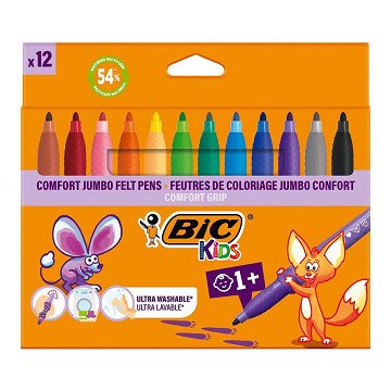 BIC Kids Viltstiften, 12st