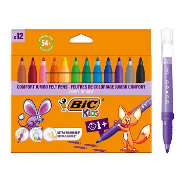 BIC Kids Viltstiften, 12st
