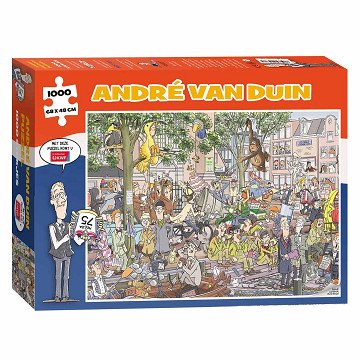 Jigsaw puzzle Andre van Duin 75 years, 1000 pieces.