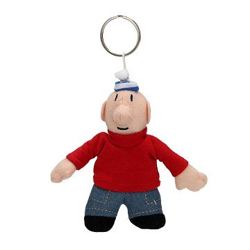 Buurman & Buurman Sleutelhanger Pluche Rood, 12cm