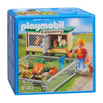 Playmobil 6140 Konijnenhok met Buitenren