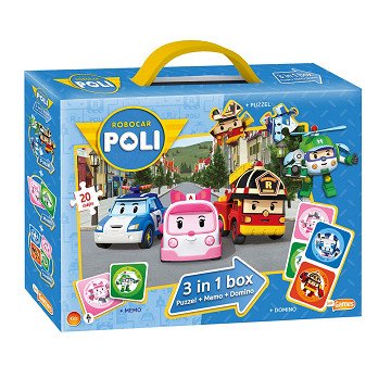 Robocar Poli Games Box, 3in1