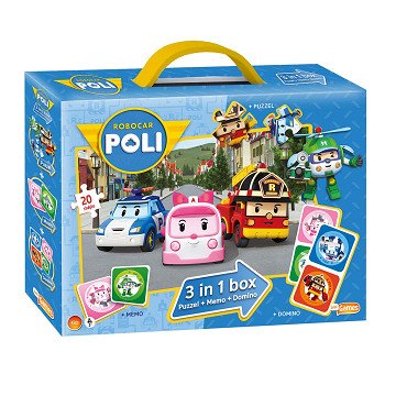 Robocar Poli Spellenbox, 3in1