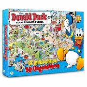 Donald Duck Puzzel - 12 Ambachten 50 Ongelukken, 1000st.