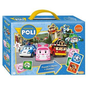 Robocar Poli - 3in1 Games Box