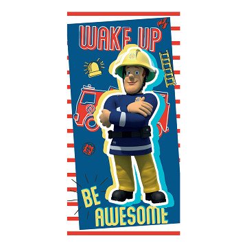 Beach towel Fireman Sam, 70x140cm