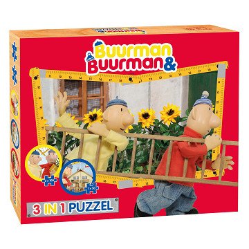 Pat & Mat -Puzzle 3in1