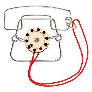 Metall-Telefon-Gehirnpuzzle