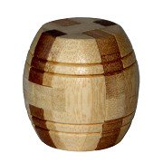 3D Bamboo Brain Puzzle Barrel ***