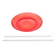 Juggling Board with Stick - Red