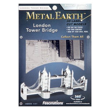 Metal Earth London Tower Bridge Silber-Edition