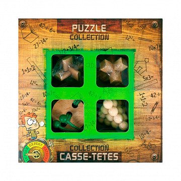 Holz-Gehirnpuzzles Junior, 4-tlg.