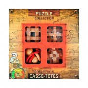 Holz-Gehirnpuzzles Extreme, 4-tlg.