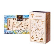 Brain Puzzle Wooden Escape Box - Caribbean ***