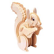 Geppetto's Workshop Wooden Construction Kit 3D - Squirrel