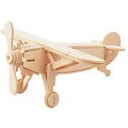Geppetto's Workshop Wooden Construction Kit 3D - Airplane