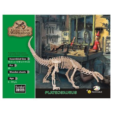 Gepetto's Workshop Wooden Construction Kit 3D - Plateosaurus