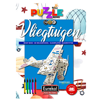 Eureka 3D Puzzle Books - Airplanes