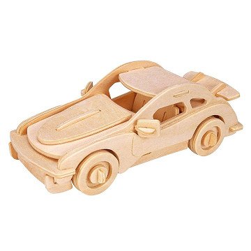 Gepetto's Workshop Wooden Construction Kit 3D - Sports Car