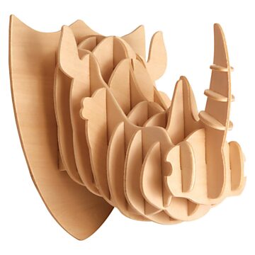 Gepetto's Workshop Wooden Construction Kit 3D - Rhinoceros