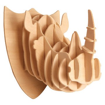 Gepetto's Workshop Wooden Construction Kit 3D - Rhinoceros