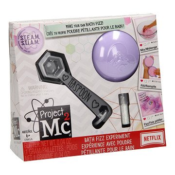 Project Mc2 Bath Fizz Experiment - Purple