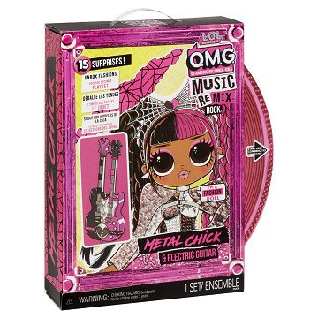 L.O.L. Surprise OMG Pop Remix Rock- Metal Chick and Guitar