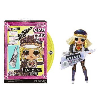 L.O.L. Surprise OMG Pop Remix Rock-Fame Queen and Keytar
