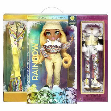 Rainbow High Fashion Winter Break Doll- Sunny Madison
