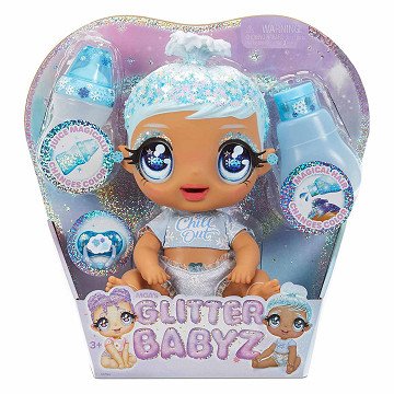 Glitter Babyz Pop - Light Blue Snowflake