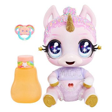 Glitter Babyz Unicorn Doll - Pink Rainbow