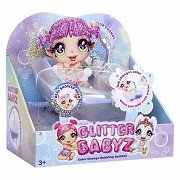 Glitter Babyz Solana Sunburst with 3 Magical Color Changes Baby Doll -  Coral Pink Hair