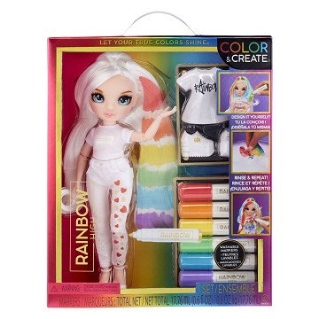 Rainbow High Color & Create Fashion Modepop - Blauw