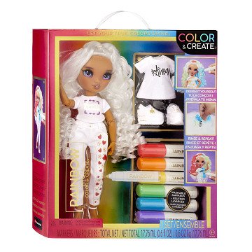 Rainbow High Color & Create Fashion Fashion doll - Purple