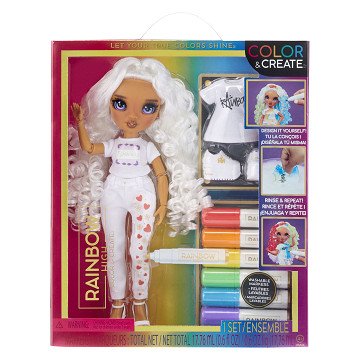 Rainbow High Color & Create Fashion Modepop - Paars