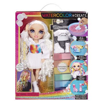 Rainbow High Watercolor & Create Fashion Doll - Purple Eyes
