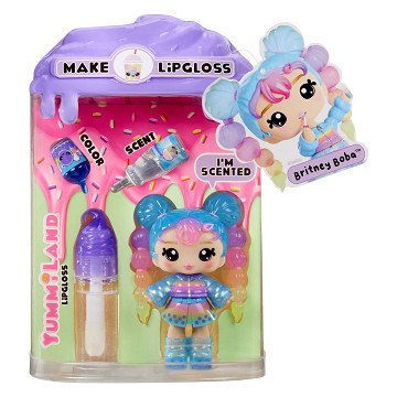 Yummiland Pop - Britney Boba with Lip Gloss Set