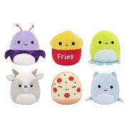 Squishmallows Plush Toy - Micromallows Floyd, Pep, Lune, Walkers, Orphine, Axel, 6-Pack