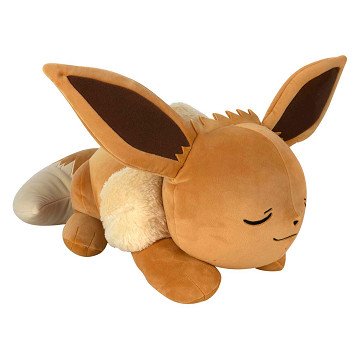 Pokémon Slapende Knuffel Pluche Eevee, 45cm