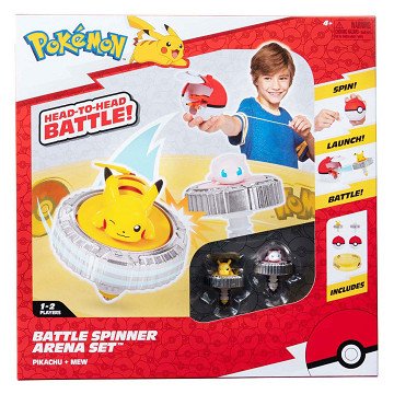 Pokémon Battle Spinners with Stadium Pikachu and Mew Playset